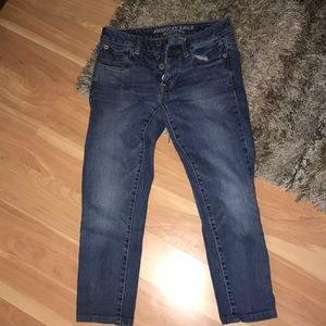 American Eagle boyfriend cropped pants